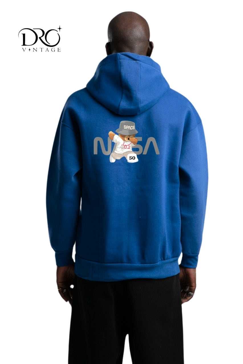 Dro Vintage NASA Bear Space Hoodie
